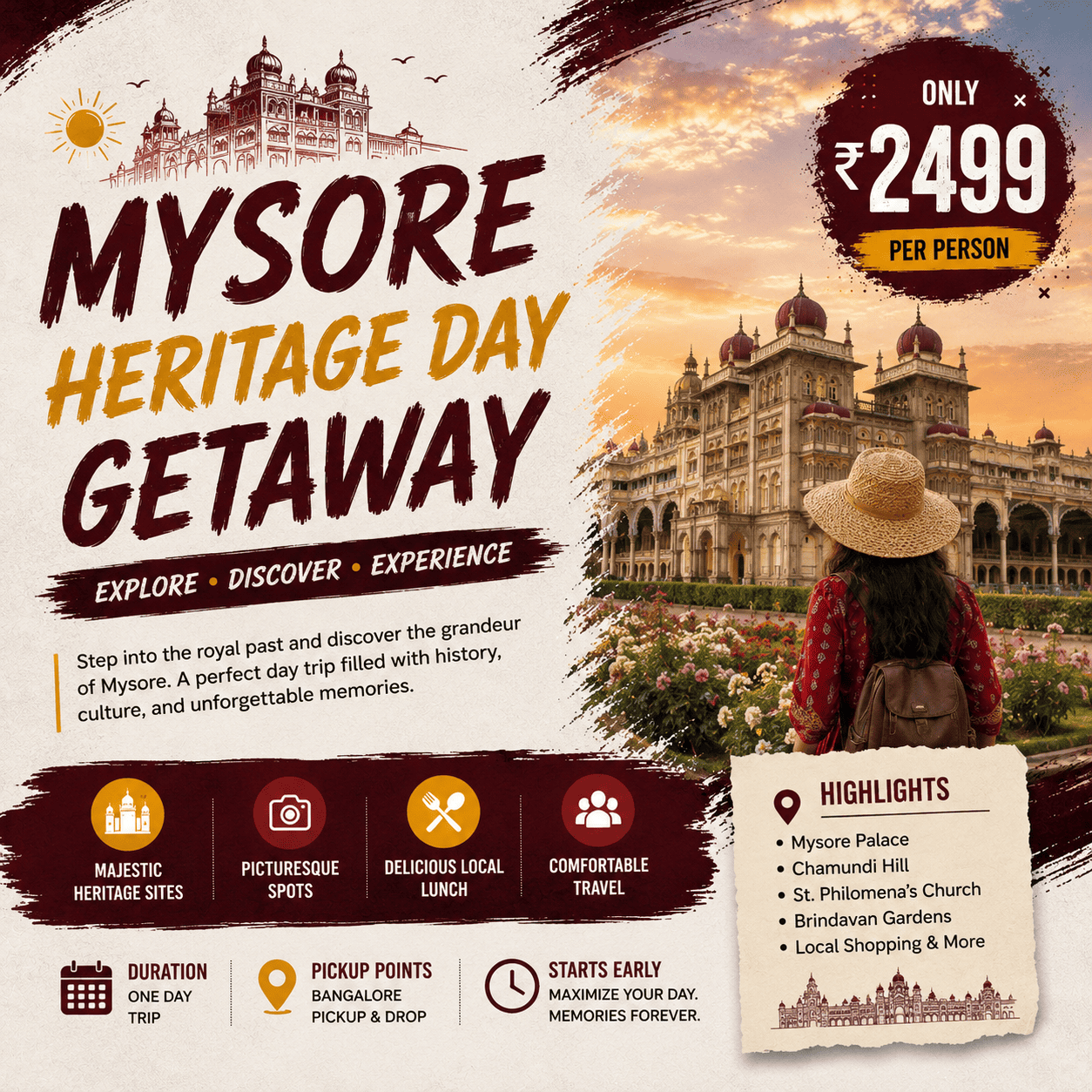 MYSORE HERITAGE DAY GETAWAY